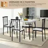 Yaheetech 5-tlg. Essgruppe für 4 Personen, Esstisch mit 4 Produktbild-Vorschau 9