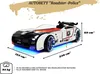 Autobett Kinderbett "Roadster Police" LED Sound Sportsitze Produktbild-Vorschau 3