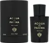 A black perfume bottle and its packaging are shown against a white background. Anteprima dell’immagine prodotto