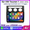 Android13 2+64GB Für VW Touran 2003-2010 10 zoll Autoradio Produktbild-Vorschau 3