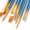 50 STÜCKE Nylonhaar Pinsel Set Künstler Pinsel Lot Mehrere Produktbild-Vorschau 5