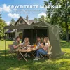 Outsunny Pavillon 2x2m Wasserdicht Pop-up Faltpavillon mit Produktbild-Vorschau 5