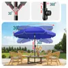 VOUNOT® Sonnenschirm Strandschirm 200cm mit Tragetasche und Produktbild-Vorschau 5