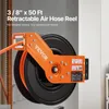 VEVOR Druckluftschlauch Schlauchtrommel, 9,52 mm x 15,24 m Produktbild-Vorschau 2