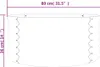 A diagram showing the dimensions of a planter. Anteprima dell’immagine prodotto