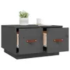The Living Store Couchtisch Grau 60x53x35 cm Massivholz Produktbild-Vorschau 5