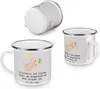 Mr. & Mrs. Panda Emaille Tasse Volleyball Schmettern - Grau Produktbild-Vorschau 4