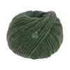 A ball of green yarn on a white background. Produktbild-Vorschau