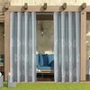 Topchances 4 Stück Outdoor Vorhang mit Ösen, Wasserdicht Produktbild-Vorschau 6