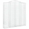 vidaXL Gabión s vysokým oblúkom 200x30x200/220 cm Náhľad obrázku produktu 1