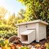 Relaxdays Igelhuis met bodem, doolhofingang, weerbestendig Productafbeelding-voorbeeld 7