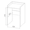 INNOVAHOME Waschmaschinenschrank Kaschmir Beige Produktbild-Vorschau 6