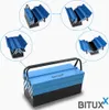 Bituxx Metall Werkzeugkiste Werkzeugkasten Tragbar mit Produktbild-Vorschau 5