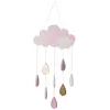 Dětská závěsná lampa "Cloud" - bavlna a kov - růžová - V61 Náhled obrázku produktu 1