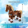 PonyCycle Modell Y Braun Ride-on Pony auf Rädern für Kinder Produktbild-Vorschau 6