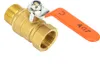 Messing-Rohrkugelhahn Außen- und Innengewinde 3/4 "BSP DN20 Produktbild-Vorschau 3