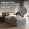 Home Collective Polsterbett 100x200 cm Doppelbett Bett mit Produktbild-Vorschau 6