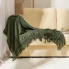 Gemütliche Chenille-Wohndecke im Landhausstil mit Produktbild-Vorschau 2
