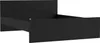 Lit Nada double pour matelas box 160x200 cm, noir mat. Voir les images du produit 1