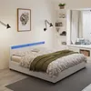 HOME DELUXE - LED Bett NUBE - Weiß, 270 x 200 cm - inkl. Produktbild-Vorschau 2