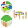 EcoToys XKF002 Detská sada nábytku, stôl + 2 stoličky, s Náhľad obrázku produktu 5