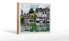 Holzschild Reise Zürich Schweiz Altstadt Fluss 18x12 cm Produktbild-Vorschau 1
