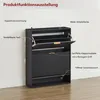 80x24cm Schuhschrank mit Nutfront höhenverstellbar Produktbild-Vorschau 12