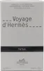 Elegante Verpackung von Voyage d’Hermès Parfum, 35 ml, in hellem Beige mit grauer Prägung und schwarzem Mittelband. Voir les images du produit