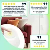 Moderne höhenverstellbare LED-Stehlampe, dimmbar, weiss, Produktbild-Vorschau 3