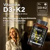 Capsule di vitamina D3 e K2 da 4000 UI con MK7, 180 capsule Anteprima dell’immagine prodotto 2