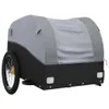 Cloris Designermöbel Fahrradanhänger Schwarz und Grau 45 kg Produktbild-Vorschau 4