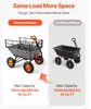 Chariot de jardin SucceBuy 680 kg, chariot de transport Voir les images du produit 2