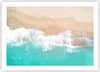 Poster - Poster ohne Rahmen - Meer Welle Sand - 70x50 cm - Produktbild-Vorschau 1