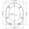 Asiento de inodoro Ramm, compatible con el modelo Roca Vista previa de la imagen del producto 15