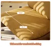 Bequemer gepolsterter Schaukelstuhl mit Massivholzgestell Produktbild-Vorschau 5
