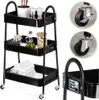 Excellent Houseware mobile da cucina, metallo, 44x32x80 cm, Anteprima dell’immagine prodotto 10