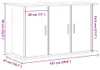 vidaXL Supporto per acquario in legno vecchio 101x41x58 cm Anteprima dell’immagine prodotto 8