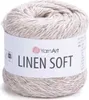 Leinen Soft Garn 100g 7304 Hellbeige Viskose Baumwolle Produktbild-Vorschau 1