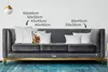 MuchoWow® Zierkissen Sofakissen Wohnzimmer Dekokissen 45x45 Produktbild-Vorschau 3