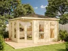 Alpholz 5-Eck Gartenhaus Maja aus Massiv-holz, Gerätehaus Produktbild-Vorschau 6