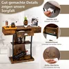 A close-up marketing image showcasing the details and features of a console table. Anteprima dell’immagine prodotto