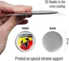 Abarth 3D Aufkleber Offizielle Schild, Durchmesser 50 mm Produktbild-Vorschau 3