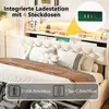 Merax Polsterbett 180x200cm mit LED Kopfteil und Produktbild-Vorschau 4