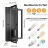 LED Wandleuchte Wandleuchte,2 Stück Wandlampe,E26-Fassung, Produktbild-Vorschau 7