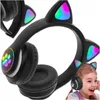 Kinder Over-Ear Kopfhoerer Bluetooth 5.0 Mit RGB LED Produktbild-Vorschau 1