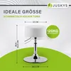 Juskys Schminktisch Hocker Tonia – Sitzhocker rund Ø 33 cm Produktbild-Vorschau 7