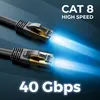 deleyCON 5m CAT 8 Netzwerkkabel (40 Gbit/s, Kupfer, S/FTP) Produktbild-Vorschau 3