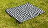 PICKNICK-DECKE 120x135cm Schwarz/Weiss Karo mit Produktbild-Vorschau 2