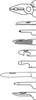 NEO TOOLS Mini utensile multifunzione, con LED, set di 10 Anteprima dell’immagine prodotto 2