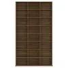 vidaXL Półka na płyty CD brązowy dąb 102x23x177,5 cm Podgląd zdjęcia produktu 3